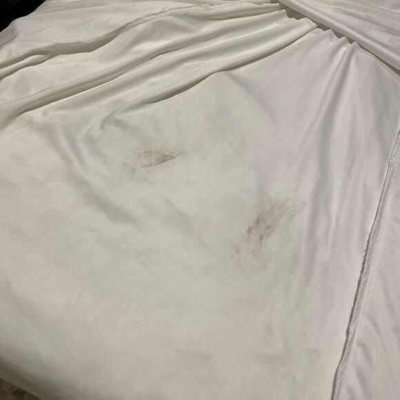 Lulu's Passionate Romance Beaded Sequin Mermaid Wedding Dress in White XL - Picture 9 of 11